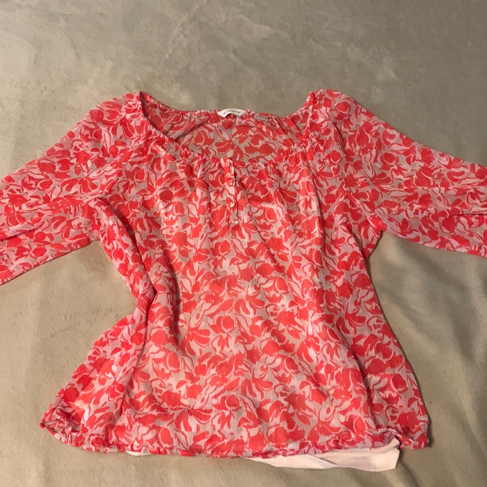 LIZ CLAIBORNE Floral Top